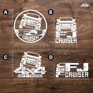 FJクルーザー カッティングステッカー