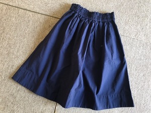 ★新品Gap Kidsギャップウエストゴムふんわりスカート110★紺