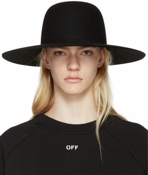 OFF-WHITE オフホワイト WIDE BRIM ハット 【未使用】