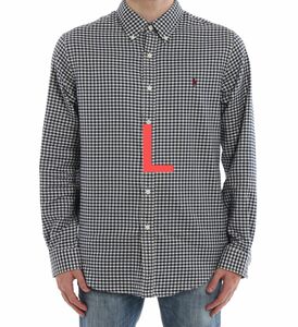 新品ラルフローレンポロラルフローレンスリムフィット L 16 1/2 サイズ ボタンダウンシャツ 長袖