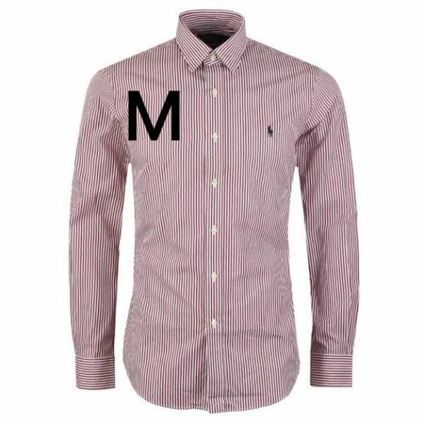新品POLO Ralph Lauren スリムフットの M サイズシャツです。アメリカで先日購入した日本未入荷のシャツになります。