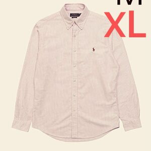 ラルフローレン新品POLO スリムフィット オックスフォード XLサイズ長袖シャツ日本未入荷100%コットンシャツです。