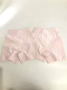 B9828 girdle Short girdle 58 size same color 2 sheets set pink series ceramic fiber body type correction . integer underwear unused goods 