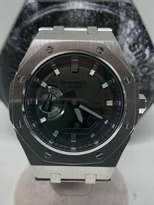 稼動品 CASIO カシオ G-SHOCK GM-2100B-3ADR GM-2100B-3AJF 替えベルト 替えベゼル セット メタルバンド ラバーバンド