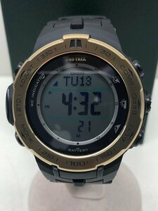 稼働品 CASIO カシオ PROTREK プロトレック PRW-3100YC 電波ソーラー デジタル ラバーバンド 腕時計 メンズ