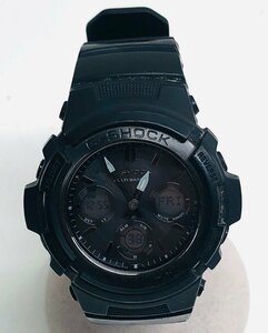 【稼働品】G-SHOCK　ジーショック　CASIO カシオ　AWG-M100SBB　タフソーラー　電波ソーラー　本体のみ　箱/ギャラなし