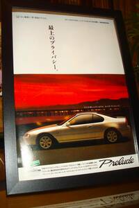 * Honda Prelude BA/BB/F22B/H22A type * that time thing / valuable advertisement frame goods *B5 amount *No.2842* inspection : catalog poster wheel aero *