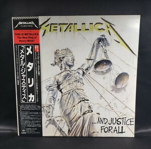 ★高音質★ 超音波洗浄済 メタリカ メタルジャスティス 帯付 極美品 1A1/1A2 metallica 検 judas priest KISS led zeppelin MEGADETH 