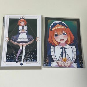 【五等分の花嫁】星空メイド トレーディングブロマイド 2枚セット 中野四葉