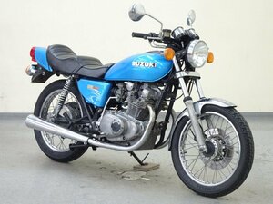 SUZUKI GS400 【動画有】 ローン可 車検残有 車台番号5桁 固定式ステップ 空冷 旧車 絶版車 スズキ 車体 売り切り