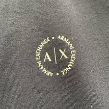 極美品■ARMANI EXCHANGE アルマーニ エクスチェンジ 大きいサイズ XL トラックジャケット ジャージ ブルゾン ダブルジップ ブラック 黒 _画像7