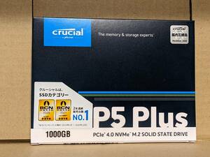 新品 未使用 crucial P5 Plus CT1000P5PSSD8JP PCI Express 4.0 NVMe M.2 SSD（1TB) 送料無料　ゴールドクーポン