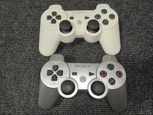 中古 送料無料 ジャンク 2個セット SONY PlayStation3　DUALSHOCK3 デュアルショック3 コントローラー PS3 プレイステーション3 シルバー