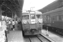 R0021-3【古い 鉄道 白黒 モノクロネガ】35mm 5コマ◇昭和39年 急行みやぎの ※鉄道 駅 電車 汽車 蒸気機関車_画像1