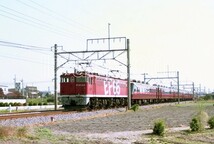 C0177-4【古い 鉄道 カラーネガ】35mm 4コマ◇EF65 EF64 ※JR 電車 汽車 蒸気機関車_画像2