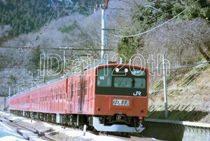 C0168-4【古い 鉄道 カラーネガ】35mm 5コマ◇EF61 スーパーあずさ ※JR 電車 汽車 蒸気機関車