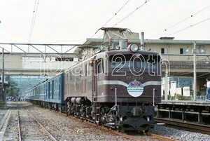 C0149-1【古い 鉄道 カラーネガ】35mm 8コマ◇EF58-61 EF58-89 ミステリー号 ※JR 電車 汽車 蒸気機関車
