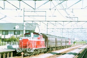 C0154-6【古い 鉄道 カラーネガ】35mm 6コマ◇DD51 EF81 ※JR 電車 汽車 蒸気機関車