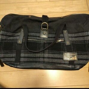 マスターピース　master-piece バッグ トートバッグ 鞄 ハンドバッグ メンズ ウール 毛 レザー 革 ブラック