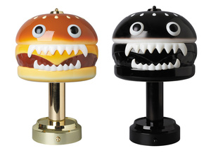 UNDERCOVER HAMBURGER LAMP 2色セット 新品　アンダーカバー ハンバーガーランプ BLACK ブラック　MEDICOM TOY メディコムトイ