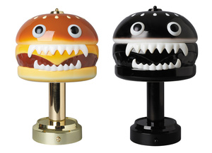 UNDERCOVER HAMBURGER LAMP 2色セット 新品　アンダーカバー ハンバーガーランプ BLACK ブラック MEDICOM TOY メディコムトイ