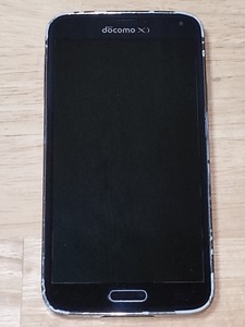 Galaxys5 sc-04F　ブラック　simロック解除済み　ジャンク扱いで