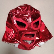 驚安！　サント・ロッホ　赤特殊　試合用マスク　赤い聖者　映画出演モデル　メキシカンマスク　ウンベルトモデル_画像2