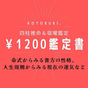 【今だけいいねで100円引き】運命鑑定書作成いたします