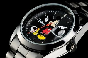 1円～ 1スタ アナザーヘブン×Disney限定MICKEYミッキーマウス別注コラボ時計エクスプローラー1オイスターデイトシフルブラックSOPH逆輸入