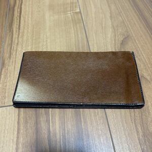 【A】ハラコ 長財布 財布 美品