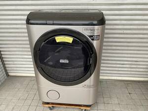 日立◆ドラム式洗濯乾燥機 左開き 12kg 21年製◆BD-NX120FL