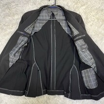 【BURBERRY BLACK LABEL 】テーラードジャケット サイズM 2b ブラックノバチェック 春向け バーバリーブラックレーベル_画像2