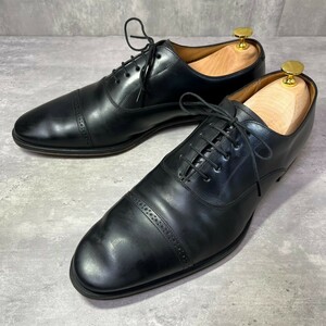 【REGAL リーガル】ストレートチップ ビジネスシューズ 27.0cm 革靴 レザー ブラック 黒