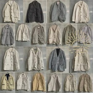 20着 リネンジャケットMIX Men's M~XL ユーロ古着 US古着 リネンテーラード 検品済 SRC古着卸 セット まとめ売り 仕入れ 卸売り