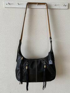 Kyoji Maruyama both ji maru yama original leather fringe shoulder bag 