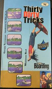 VHS VIDEO TAPE ●THIRTY DIRTY TRICKS LIQUID FORCE WAKE BOADING ～ 新品 