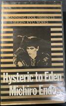 VHS VIDEO-TAPE ■遠藤ミチロウ /HYSTERIC TO EDEN _画像1