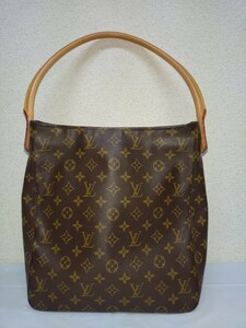 1円スタート VUITTON ショルダー M51145 ルイヴィトン ショルダーバッグ ルーピングGM