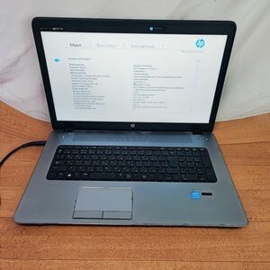 ノートパソコン HP ProBook 470 G1 Core i5-4200M 2.5GHz　BIOS確認済みジャンク３