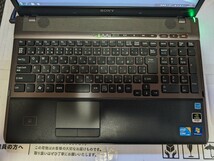 SONY VAIO VPCF119FJ PCG-81112N Core i7 720QM メモリ 4G HDD 500G グラフィック GeForce GT330M 地デジ リモコン付き ジャンク品_画像6