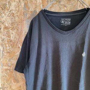 [KWT4985] VOLCOM ボルコム 半袖Tシャツ メンズ チャコールグレー L ポス