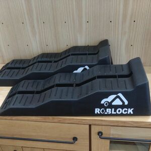 カースロープ　ROBLOCK　3段持ち上げタイプ　3t　自動車用スロープ