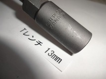 [送料込] Tレンチ 13mm セミ・ディープソケット仕様 NB 多少錆あり クロムバナジウム鋼 東京発_画像4