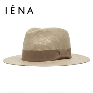 IENA イエナ購入【OLIVER SANDER　パナマハット】PANAMA　HAT　エクアドル製　グレーベージュ系　中折れハット麦わら帽ストローハット