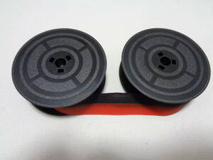  typewriter ink ribbon black * red 3 hole 