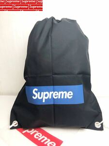 Supreme シュプリーム Drawstring Bag Black ドローストリング バッグ 巾着袋 ブラック 黒 Box logo ボックスロゴ 新品未使用品 レア！