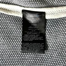 極美品 GIORGIO ARMANI ジョルジオアルマーニ テーラードジャケット ニット カーディガン デニム調 パイピング ストレッチ ネイビー メンズ_画像10