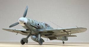 Bf109 G-2e-rula- machine 1/48 final product 