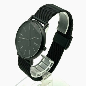 SKAGEN スカーゲン 腕時計 シグネチャー ミッドナイト スチールメッシュウォッチ SKW6579 メンズ ブラックの画像2