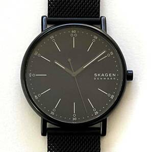 SKAGEN スカーゲン 腕時計 シグネチャー ミッドナイト スチールメッシュウォッチ SKW6579 メンズ ブラックの画像1